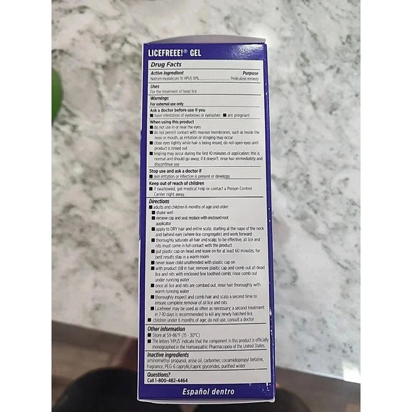 Licefreee! Complete All-In-One Kit Kills Head Lice Super Lice Eggs Free - Picture 2 of 4
